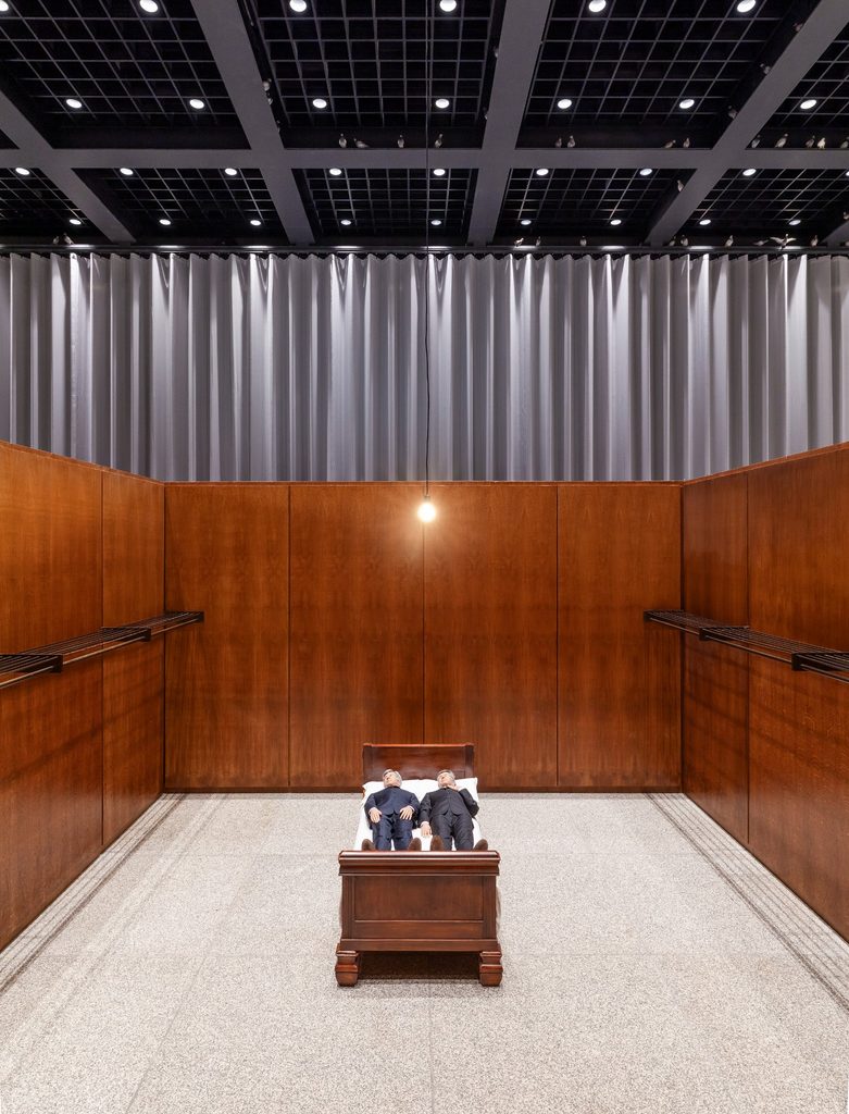 Maurizio Cattelan brings NIGHT to the Neue Nationalgalerie in Berlin -