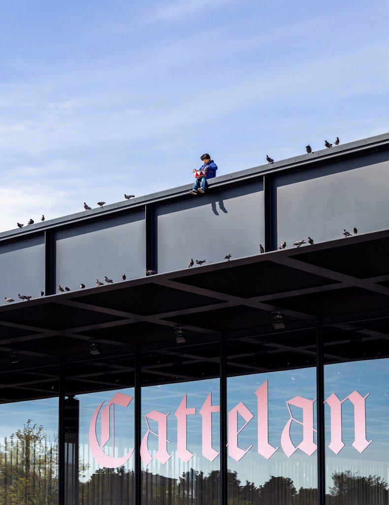 Maurizio Cattelan brings NIGHT to the Neue Nationalgalerie in Berlin -