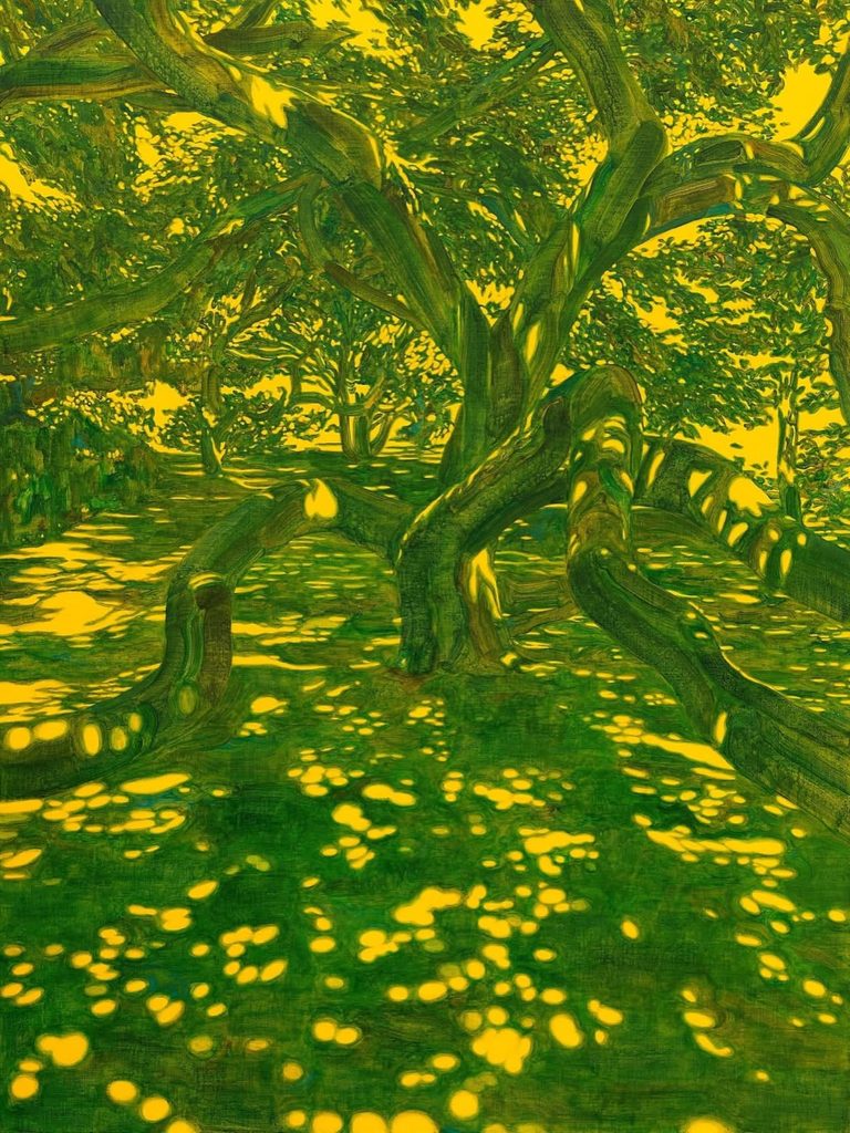 Duri Baek paints nature as a study of adaptation and survival -