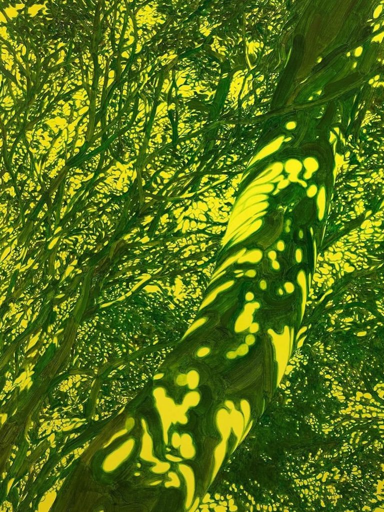 Duri Baek paints nature as a study of adaptation and survival