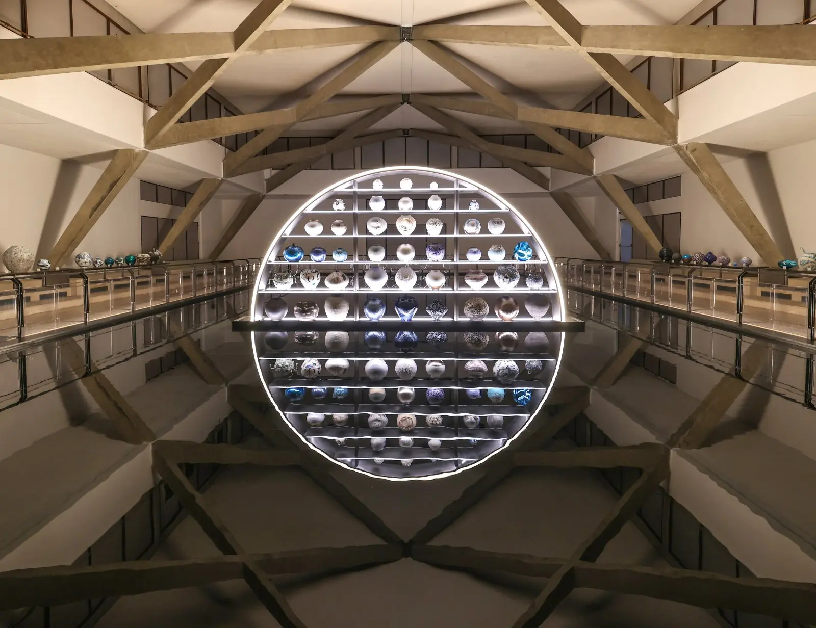 A Full Moon Rising craft installation by Sophia Bennett at Homo Faber 2026 in Venice