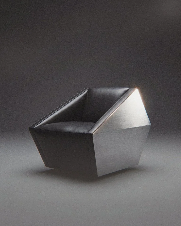 Forma designs Axis Chair as a swivelling architectural armchair Forma designs Axis Chair as a swivelling architectural armchair