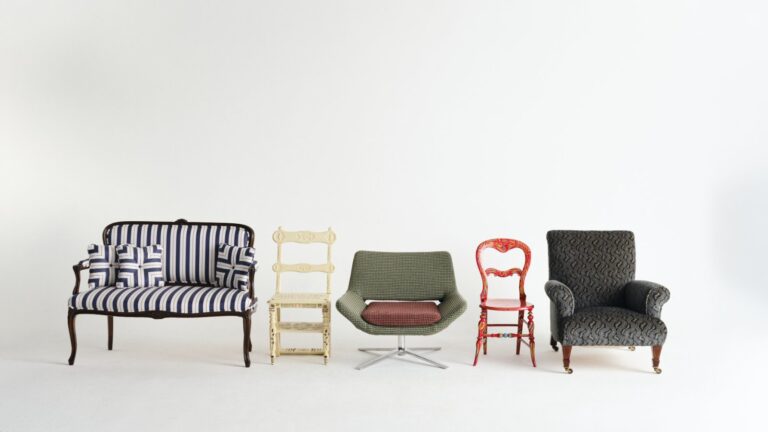 Vinterior transforms five vintage chairs for Sit Differently campaign
