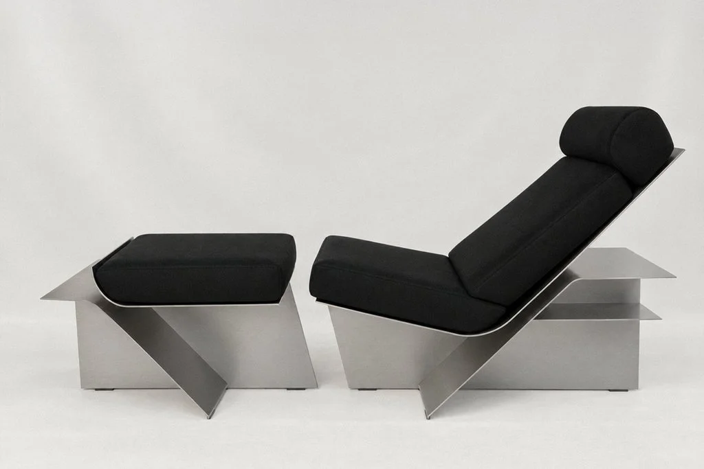 Deta Studio designs Chaise Longue 120° with neo-brutalist geometry 5