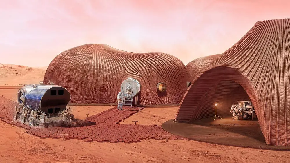 AENARA designs Mars habitat for human life in 2075 5