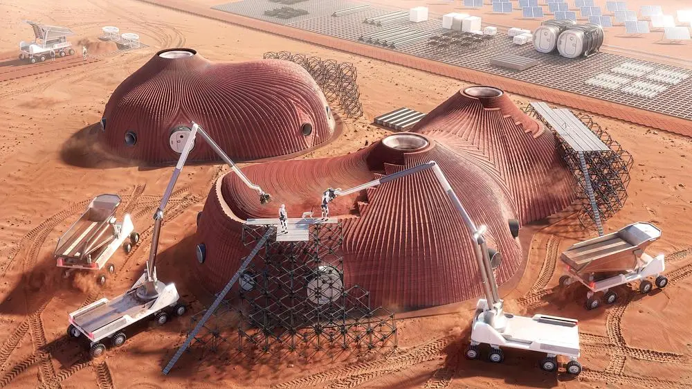 AENARA designs Mars habitat for human life in 2075 8