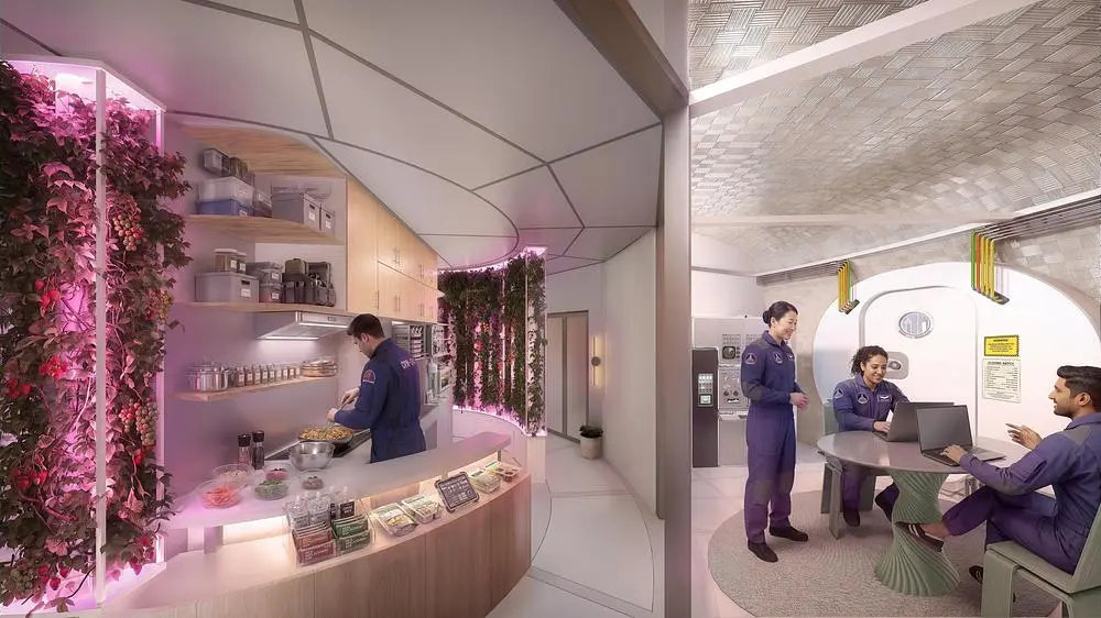 AENARA designs Mars habitat for human life in 2075 7
