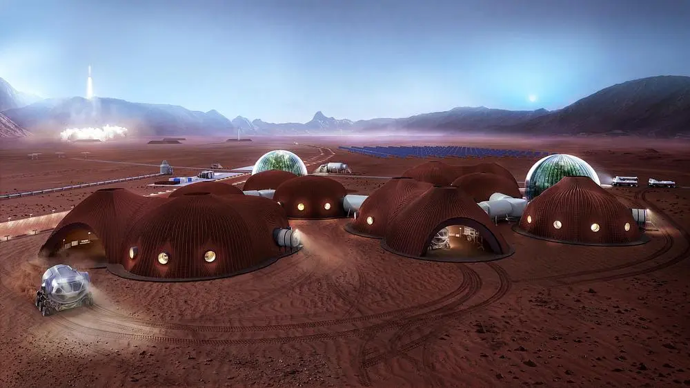 AENARA designs Mars habitat for human life in 2075 9
