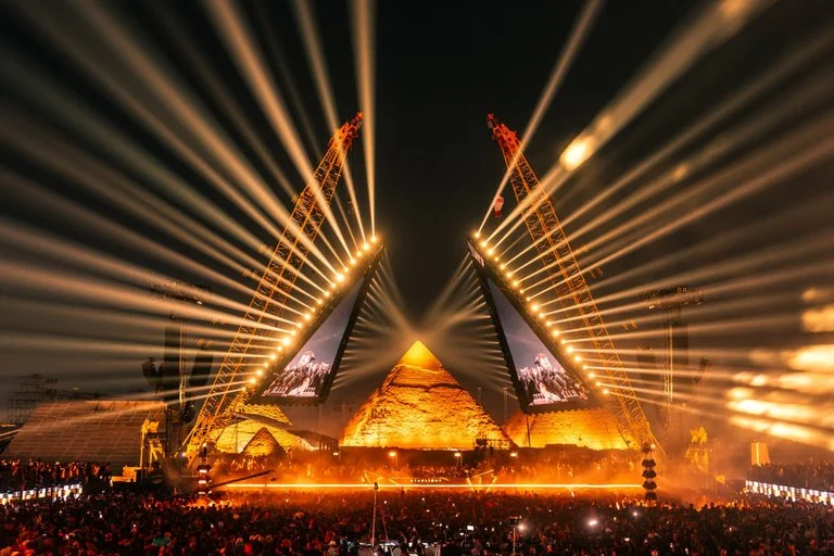 SILA SVETA creates multimedia stages for Starlight Festival in Egypt SILA SVETA creates multimedia stages for Starlight Festival in Egypt