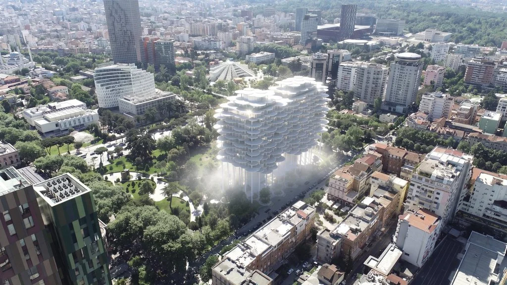 BIG wins competition for Tirana Fountain Plaza in Albania