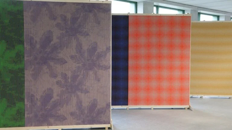 BYBORRE transforms Karel Martens visual language into fabric BYBORRE transforms Karel Martens visual language into fabric