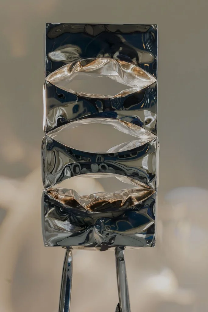 Studio Sarah Naghawi shapes steel through pressure in JAWF collection 3