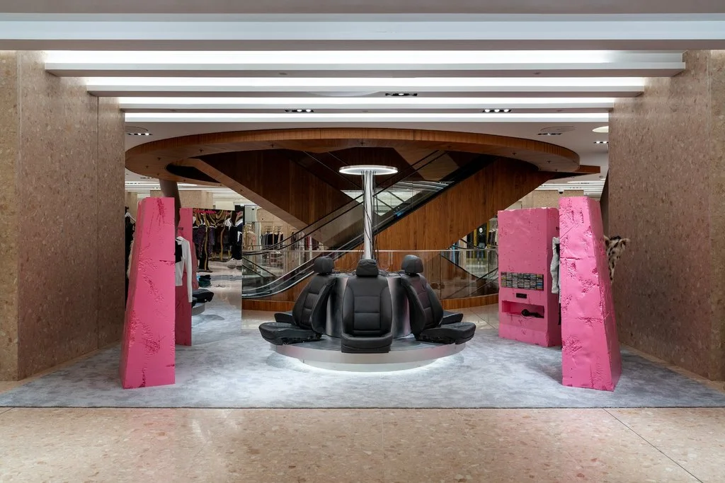 YONT Studio creates analogue listening installation at KaDeWe