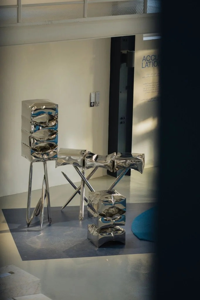 Studio Sarah Naghawi shapes steel through pressure in JAWF collection 6