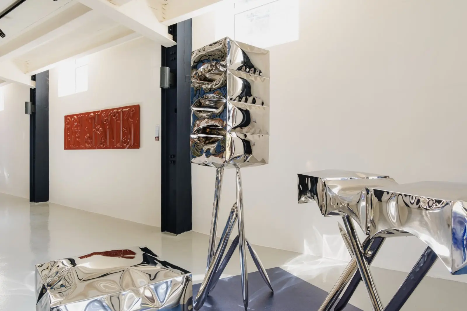 Studio Sarah Naghawi shapes steel through pressure in JAWF collection 5